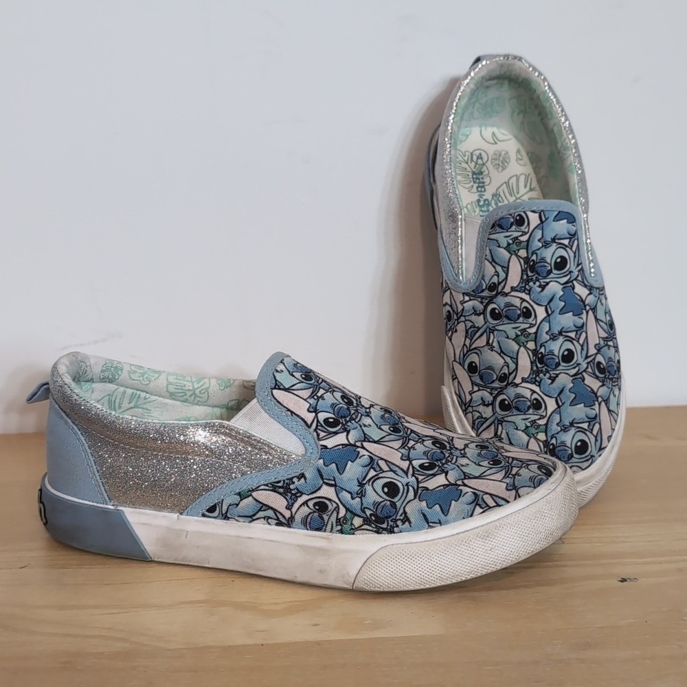 Disney Lilo And Stitch Graphic Slip On Sneakers Shoes